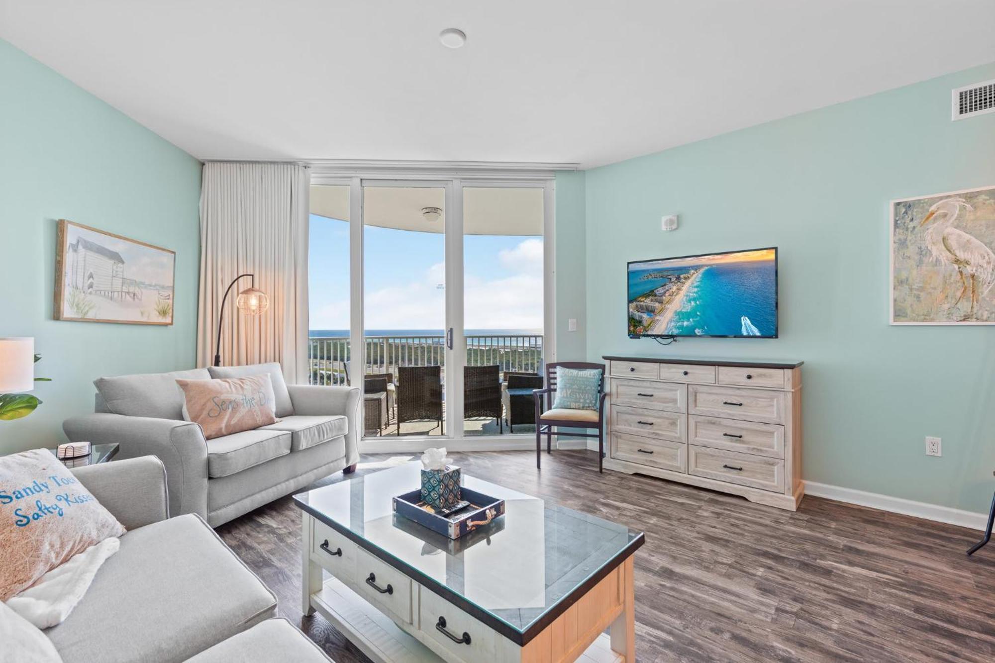 5 Star Resort 11Th Fl Stunning Sunrise 2Br 2Ba King Suite,Pools ,Shuttle Or Walk To Beach デスティン エクステリア 写真