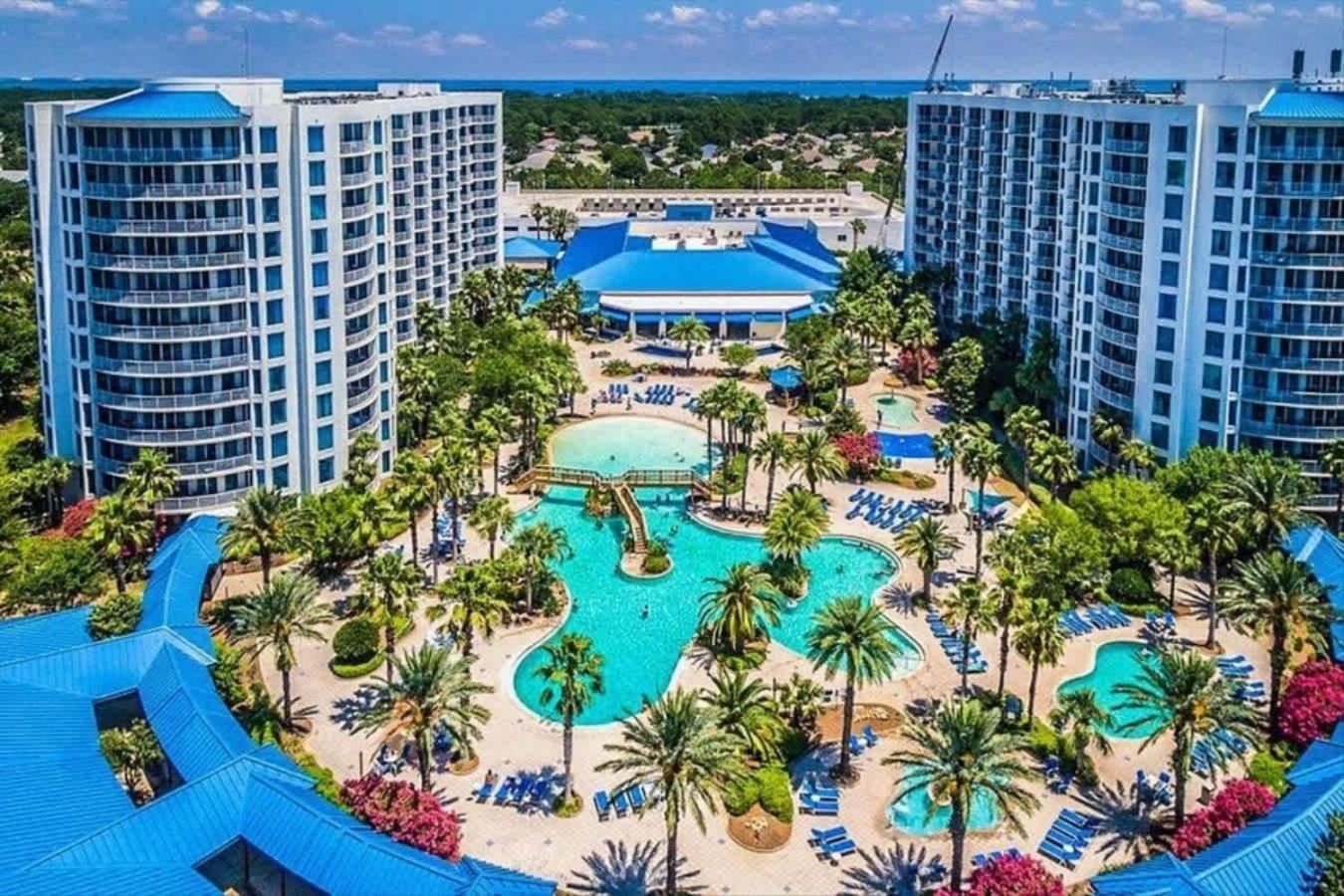 5 Star Resort 11Th Fl Stunning Sunrise 2Br 2Ba King Suite,Pools ,Shuttle Or Walk To Beach デスティン エクステリア 写真