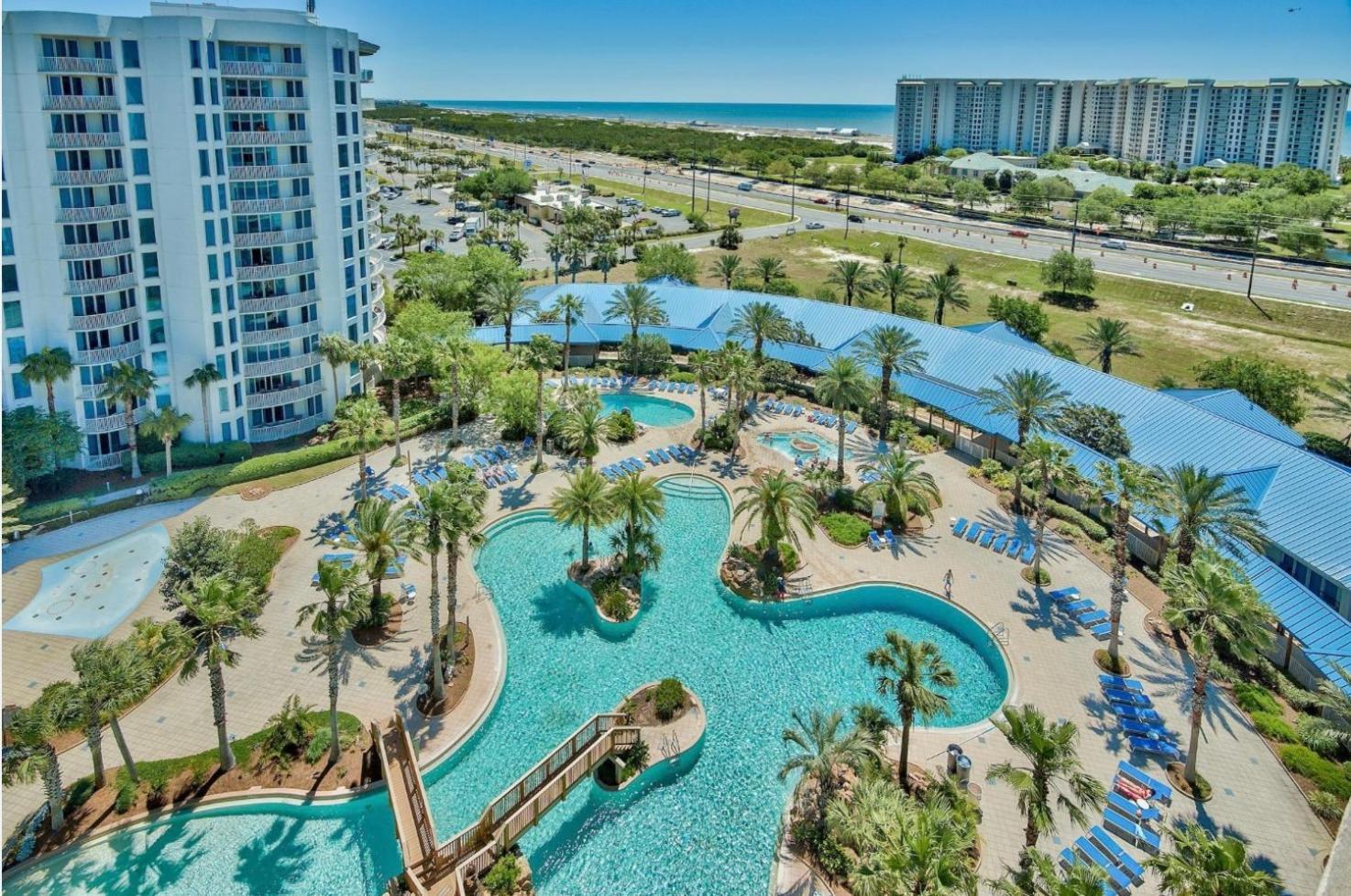 5 Star Resort 11Th Fl Stunning Sunrise 2Br 2Ba King Suite,Pools ,Shuttle Or Walk To Beach デスティン エクステリア 写真